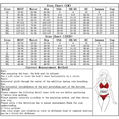 Swimwear- Summer Cutout Contrast Two-Tone Wire-Free Swimsuit for Women- - Chuzko Women Clothing