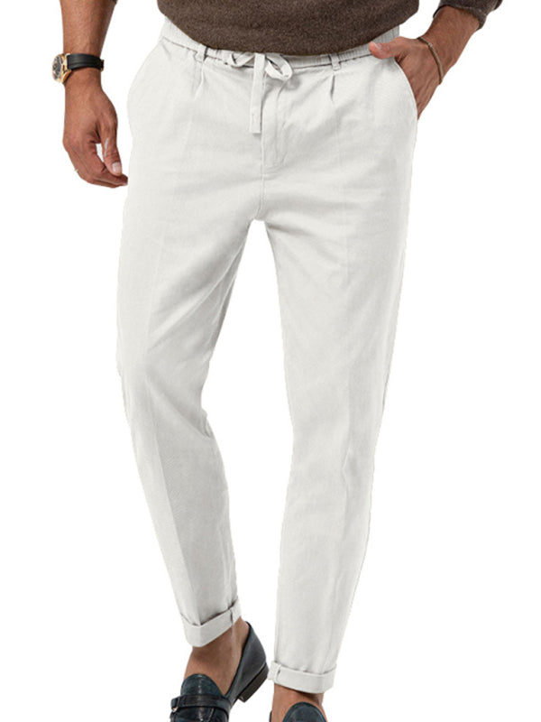 High Apparel Classic White Joggers