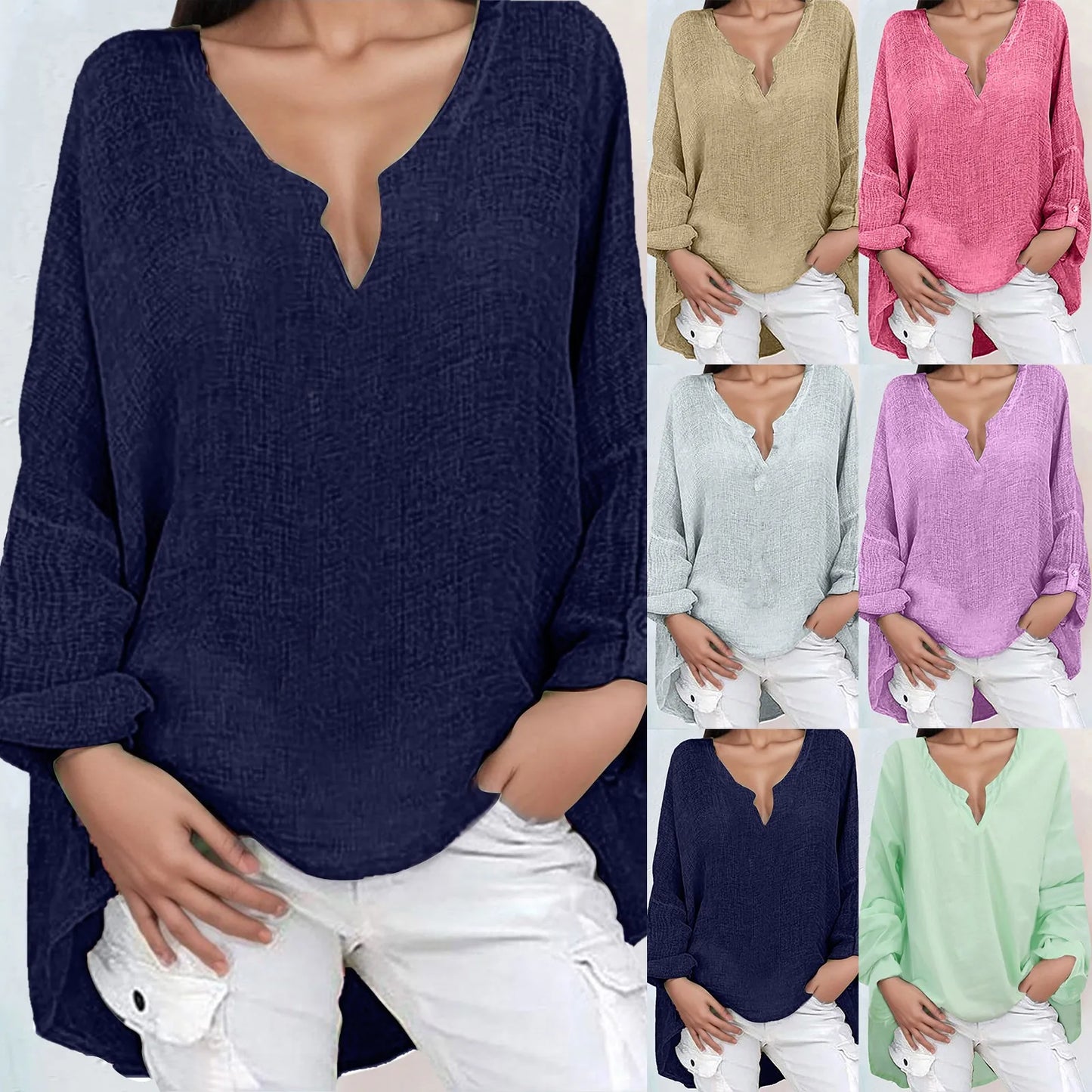 Summer High-Low Blouse for Women
