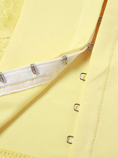 Soutien-gorge intégré en dentelle pour femmes, bustier camisole