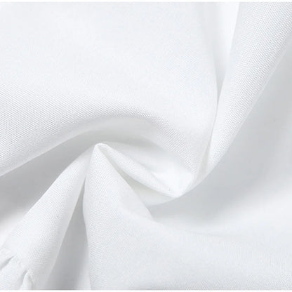 Camis Tops- Elegant White Peplum Corset Top- - Chuzko Women Clothing