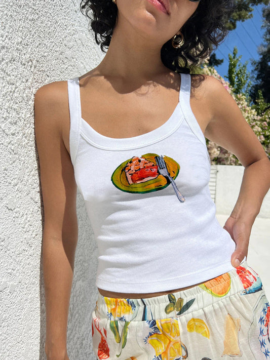 Cami-Top mit Ozean-Print für Damen für Strandtage