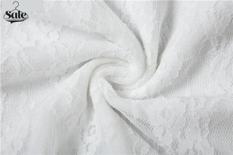 Clubbing Dresses- Romantic Lace Halter Mini Dress - Perfect for Bridal Showers- - Chuzko Women Clothing