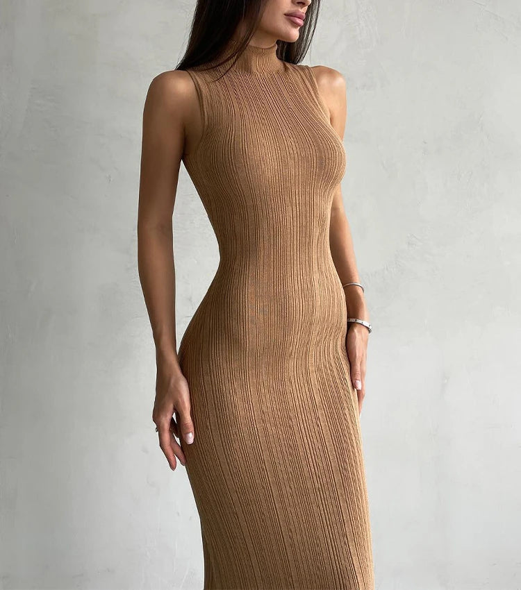 Cocktail Dresses- Elegant Form-Fitting Dress for Versatile Occasions- - Chuzko Women Clothing