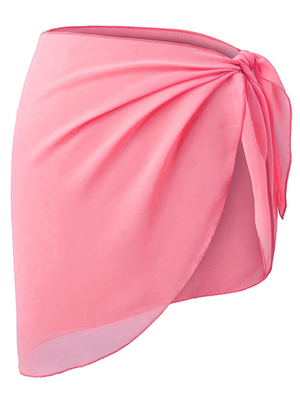 Cover-Ups- Beach Essential Women's Chiffon Sarong Cover-Up- - Chuzko Women Clothing