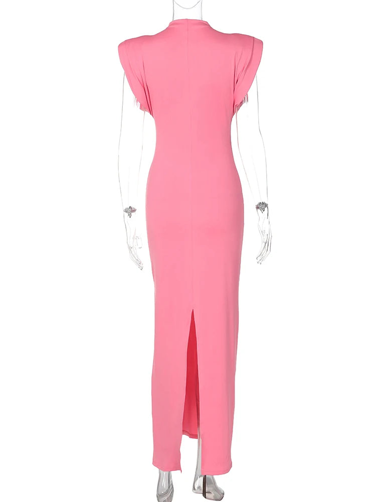 Elegant Sheath High-Neck Dress for Cocktail Parties