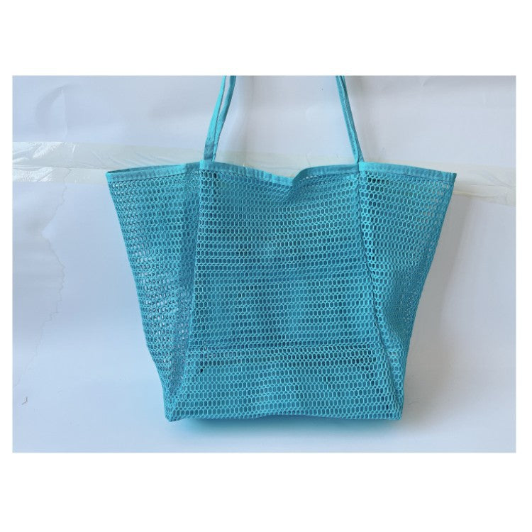 Large Capacity Mesh Tote Bag - Your Beach Essential