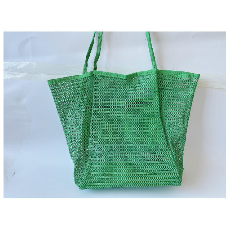 Large Capacity Mesh Tote Bag - Your Beach Essential