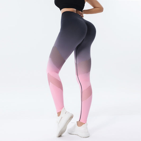 Schnelltrocknende nahtlose Yoga-Leggings für Damen für hochintensive Workouts