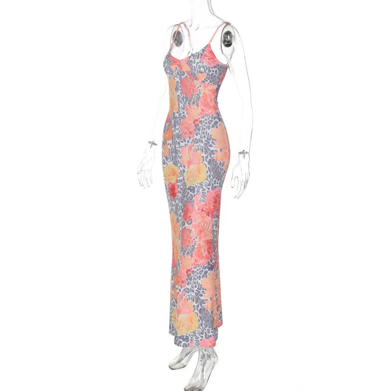 Florales Damen Sommer Meerjungfrau Cami Kleid für Cocktails