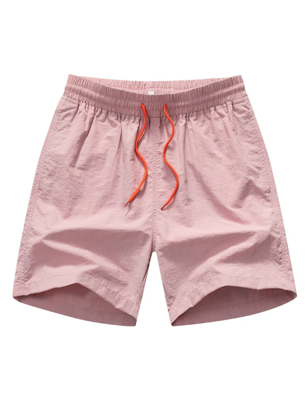 Men Shorts- Quick Drying Men's Shorts for Every Summer Adventure- Pink- Chuzko Women Clothing