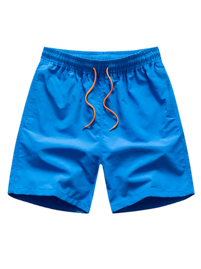Men Shorts- Quick Drying Men's Shorts for Every Summer Adventure- Sky blue azure- Chuzko Women Clothing