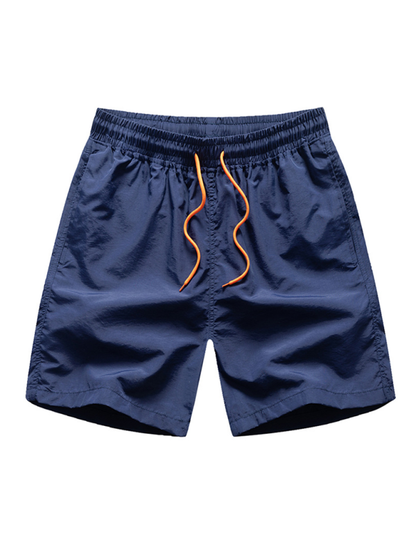 Men Shorts- Quick Drying Men's Shorts for Every Summer Adventure- Purplish blue navy- Chuzko Women Clothing