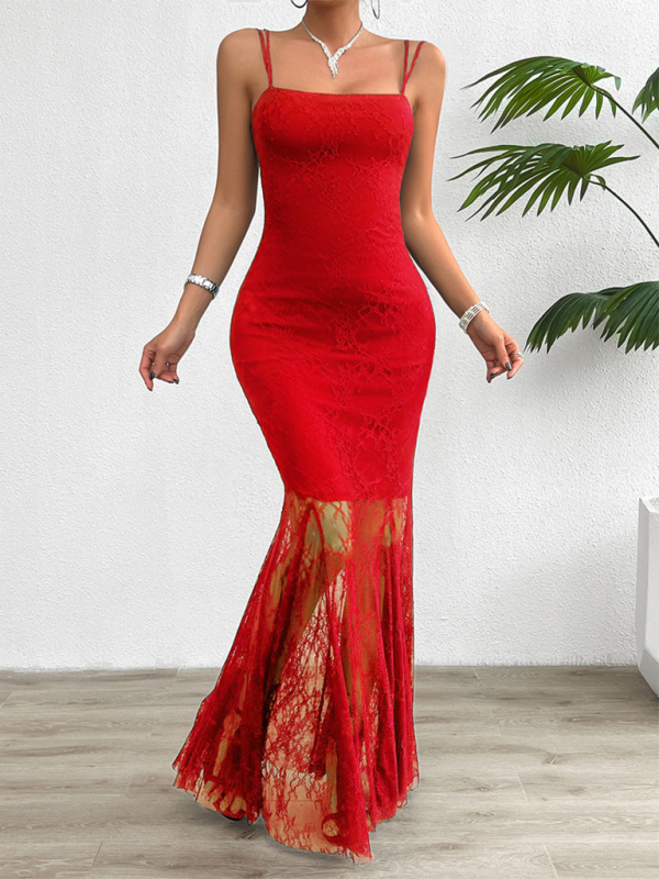 Lace Mermaid Evening Gown – Turn Heads at Every Gala!