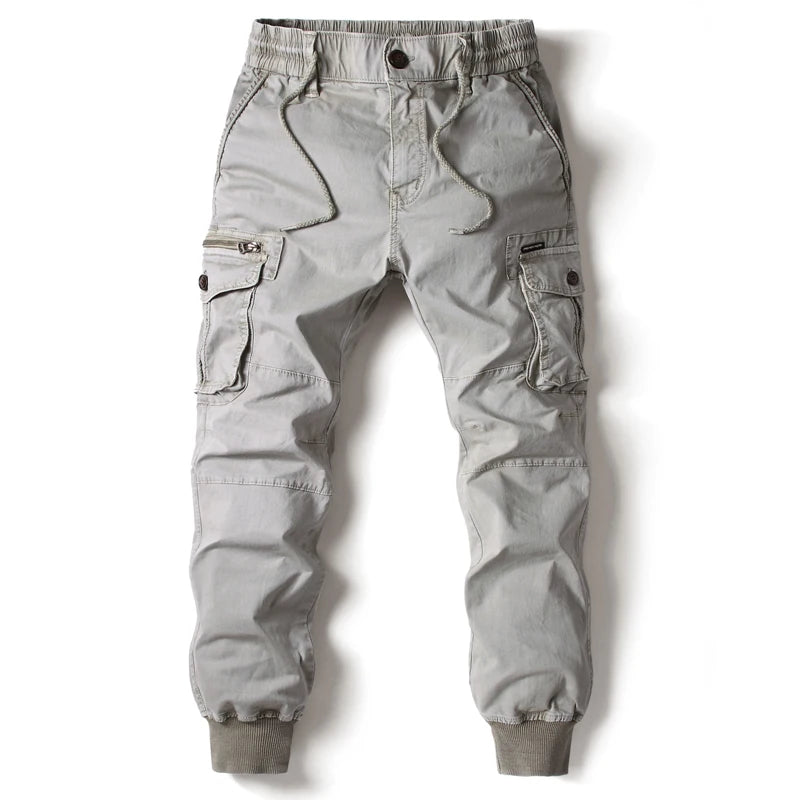 Pants- Tactical Cargo Pants for Every Adventure- 8017 Light Gray- Chuzko Women Clothing