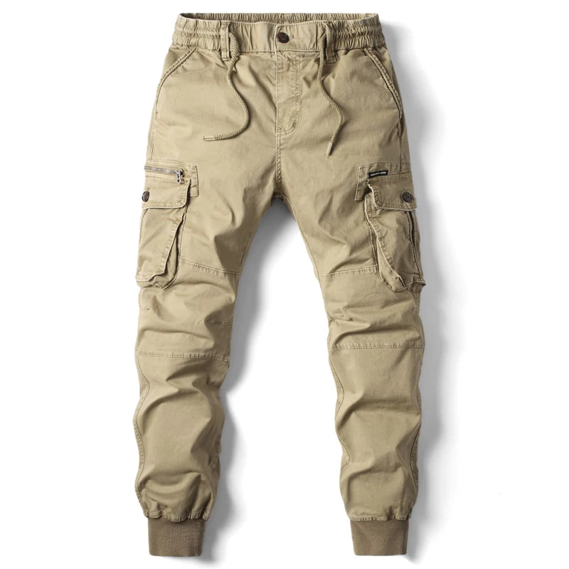 Pants- Tactical Cargo Pants for Every Adventure- 8017 Khaqi- Chuzko Women Clothing