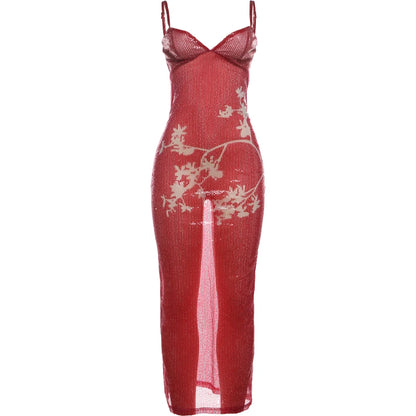 Bustier-Kleid mit Pailletten für Damen in glitzernden Farben