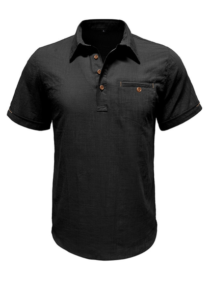 Men's Cotton Polo Shirt Ideal for Outdoor Events