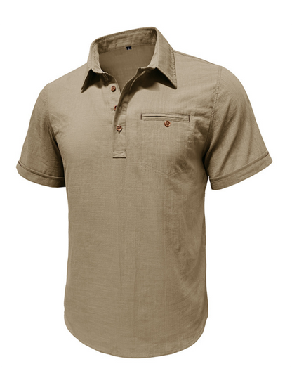 Men's Cotton Polo Shirt Ideal for Outdoor Events