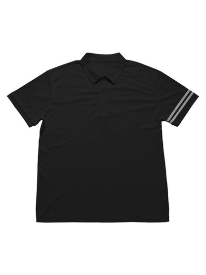Polos- Essential Men's Short Sleeve Collared Polo Shirt- - Chuzko Women Clothing