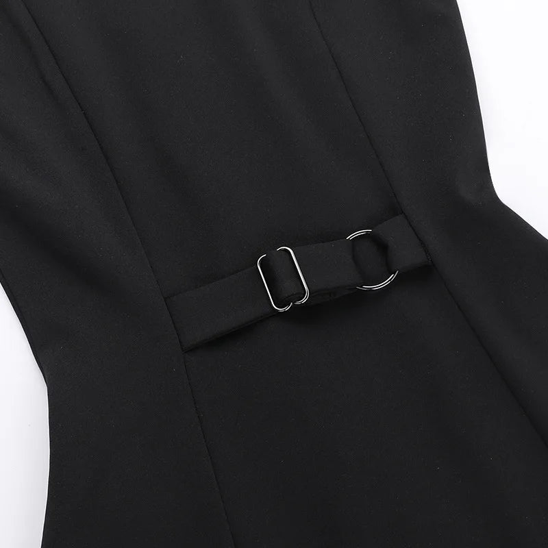 Casual Dresses- Summer Solid Sheath Button-Up Mini Dress for Women- - Chuzko Women Clothing