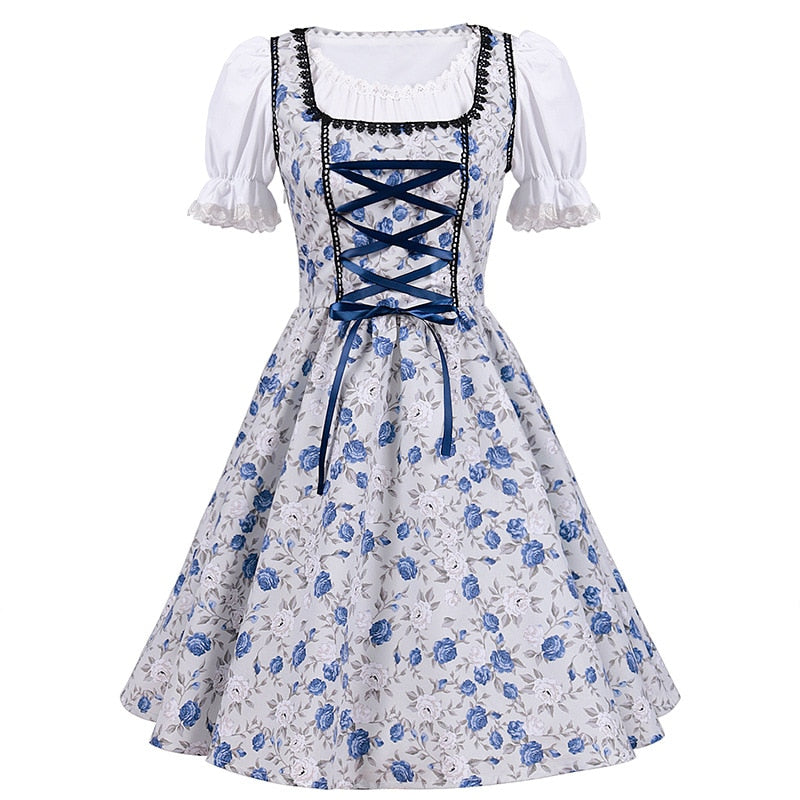 Oktoberfest Bavaria Maid Outfit - Authentic German Cosplay! Oktoberfest Costume - Chuzko Women Clothing