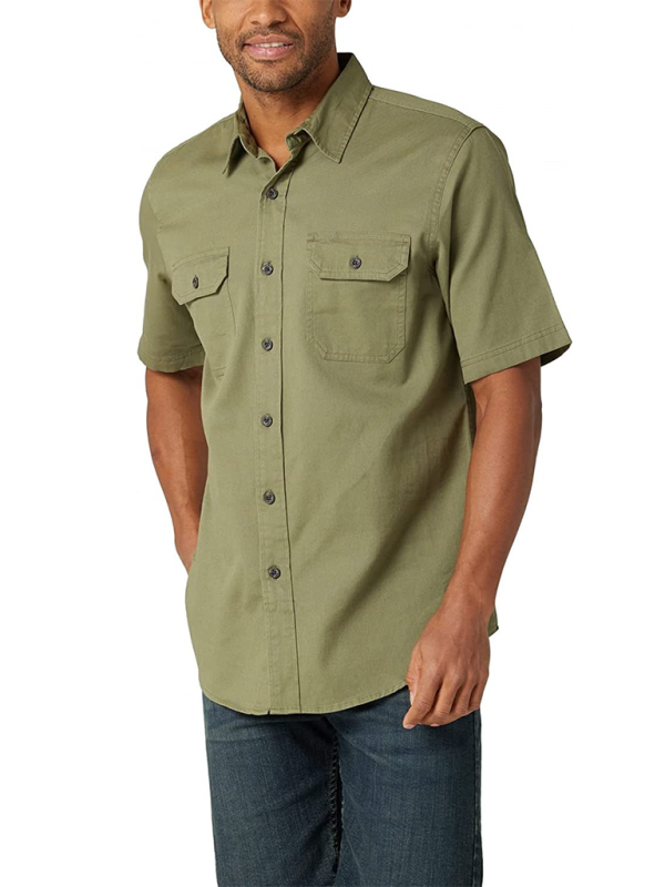 Men's Solid Flap Shirt for Every Occasion