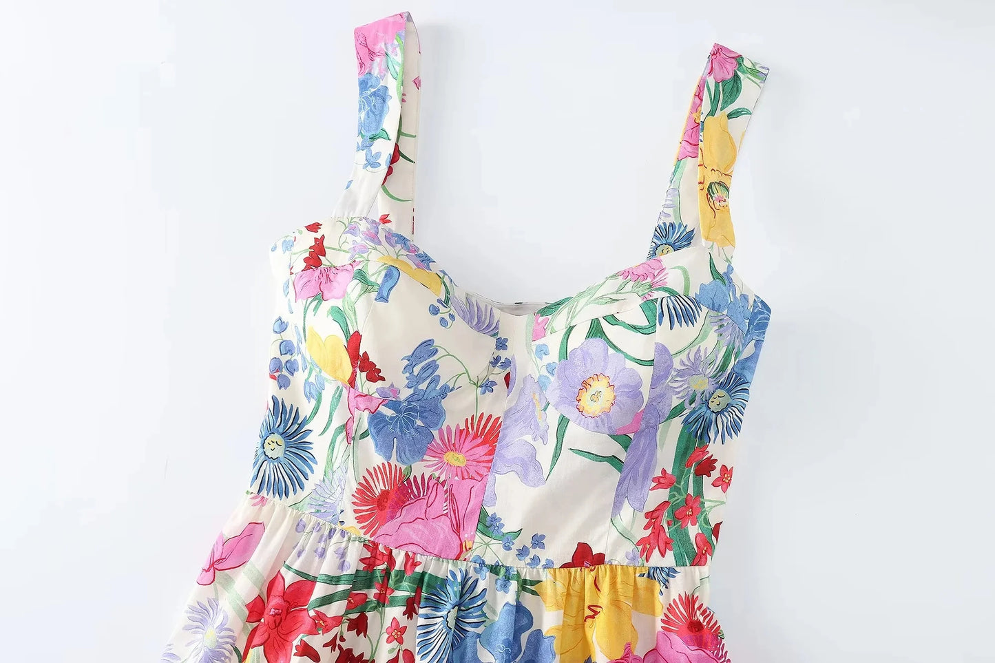 Summer Dresses- Tiered Ruffle Maxi Dress for Honeymoons & Cruise Getaways- - Chuzko Women Clothing