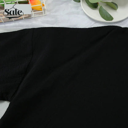 Entspannter Zweiteiler aus Baumwolle für Damen mit Bluse zum Binden vorne und Shorts
