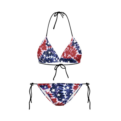 Swimwear- Women Patriotic 2 Piece String Swimwear for Every U.S. Holiday & July 4th- Y03151- Chuzko Women Clothing