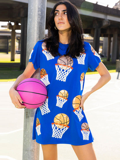Casual Basketball-Themed Dress