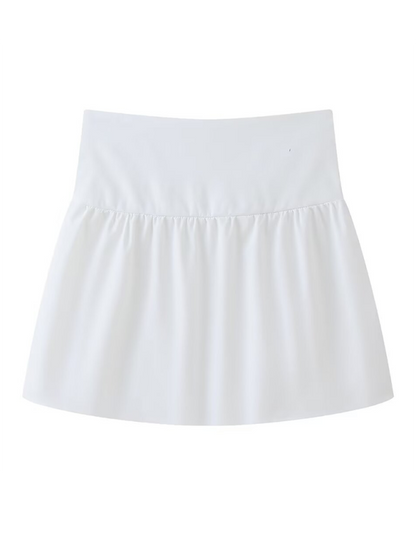 Tops- Summer Solid Cotton Peplum Strapless Tube Top for Women- - Chuzko Women Clothing