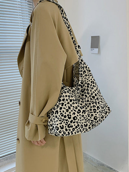 👜Leopard Print Tote Bag - Your Everyday Essential Carrier in Cotton Canvas👜