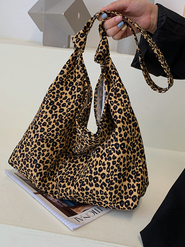 👜Leopard Print Tote Bag - Your Everyday Essential Carrier in Cotton Canvas👜