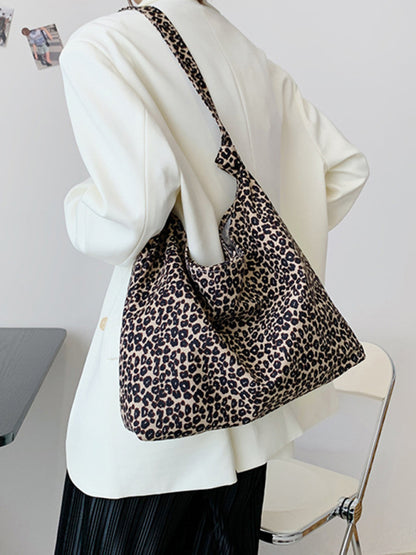 👜Leopard Print Tote Bag - Your Everyday Essential Carrier in Cotton Canvas👜