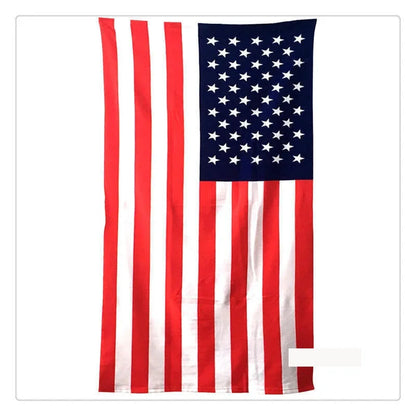 Towels- Patriotic Plush USA Flag Print Quick-Dry Towel- - Chuzko Women Clothing
