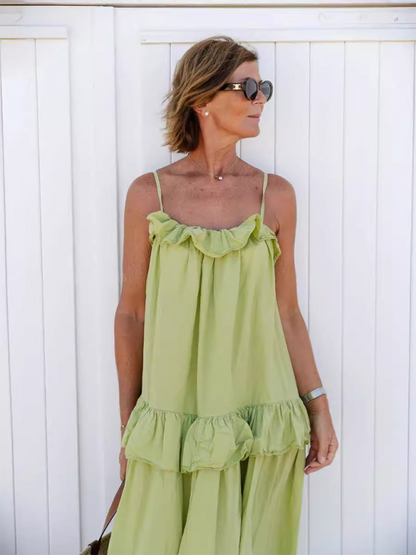 Vacay Tent Tiered Maxi Dress