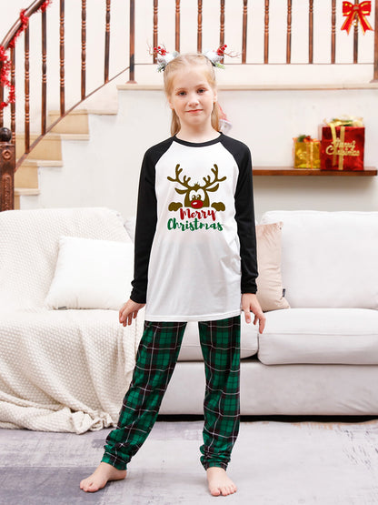 Grinch Family Merry Christmas Reindeer or Grinch Matching Pajamas 2 Piece Set | Grinchy Christmas Jammies Pajamas set - Chuzko Women Clothing