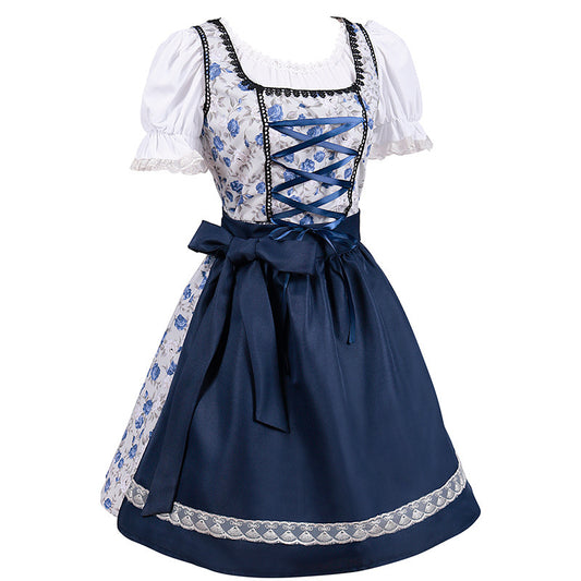 Oktoberfest Bavaria Maid Outfit - Authentic German Cosplay! Oktoberfest Costume - Chuzko Women Clothing