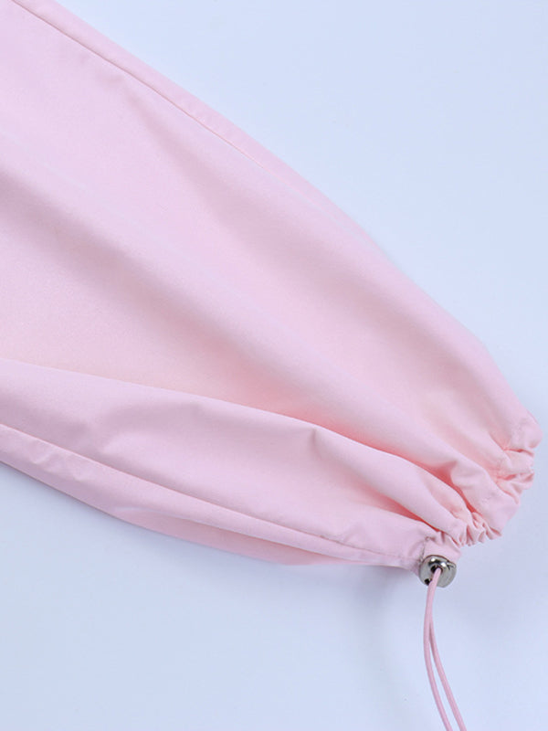 Cargo Pants- Women's Parachute Cargo Pants with Multiple Pockets- - Chuzko Women Clothing