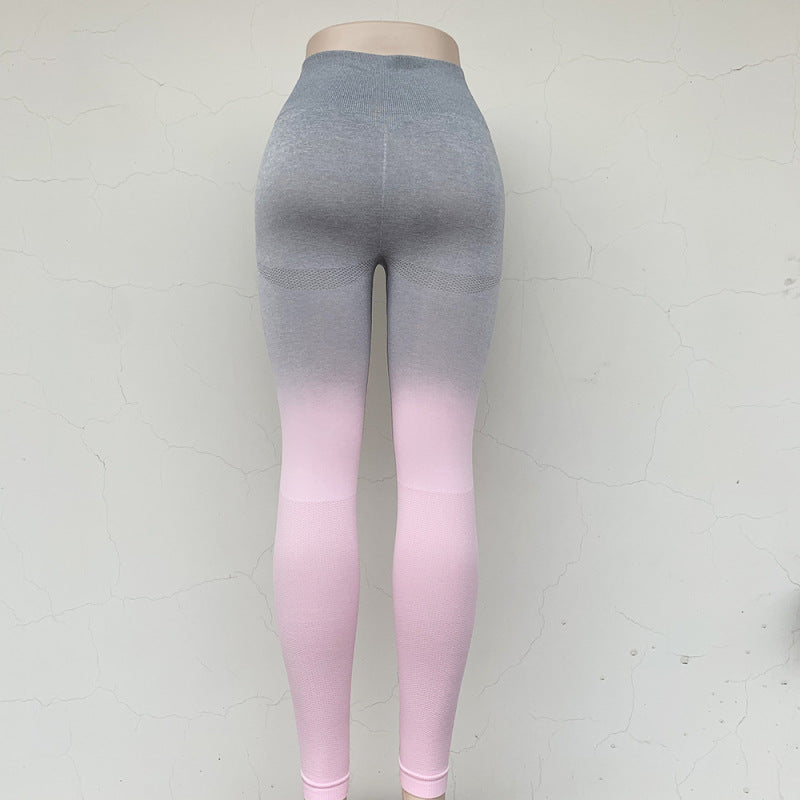 Sculpt and Define: Gradient Butt Lifting Leggings Perfect for Gym! Activewear - Chuzko Women Clothing