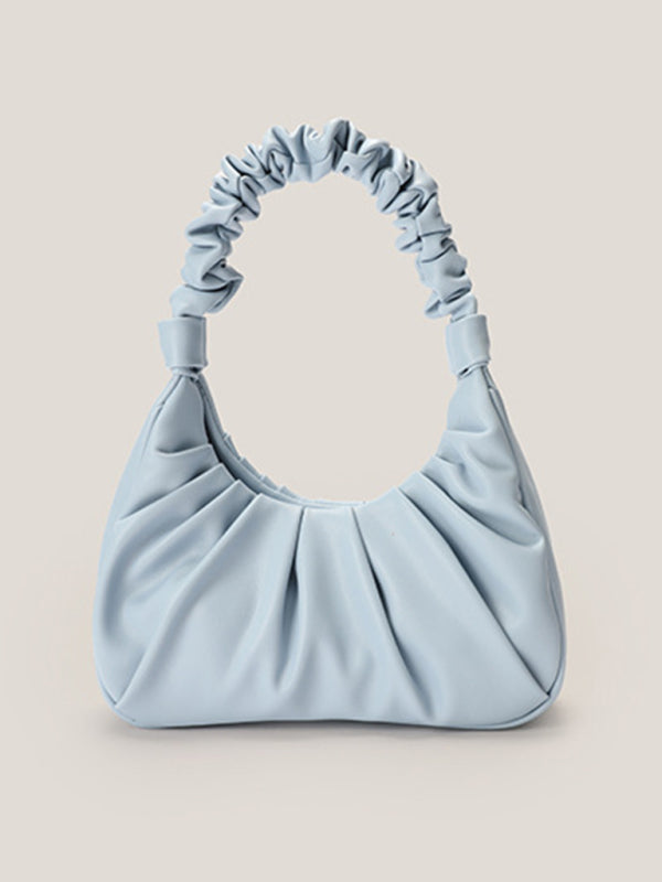 Pastellfarbene Hobo-Tasche aus Kunstleder