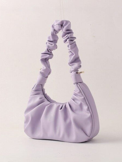 Pastellfarbene Hobo-Tasche aus Kunstleder