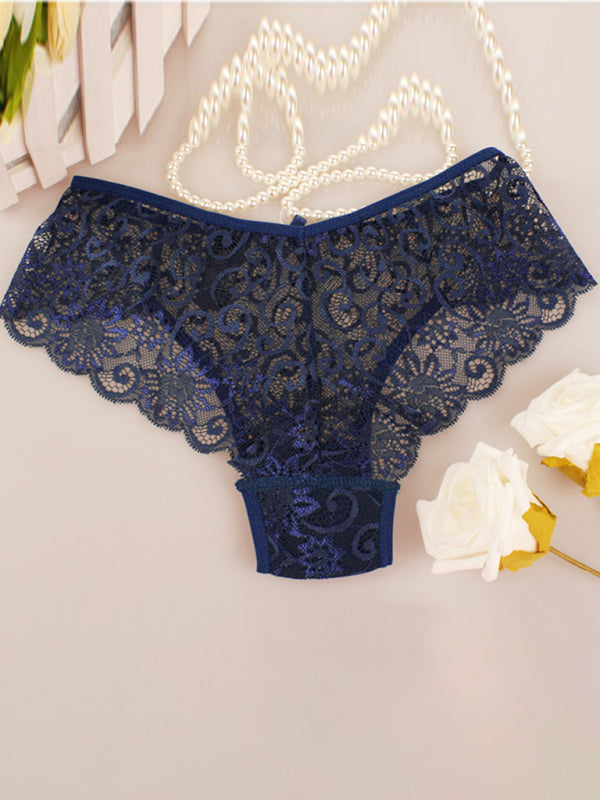 Panties- Floral Lace Underwear - Panty Briefs for Women- - Chuzko Women Clothing