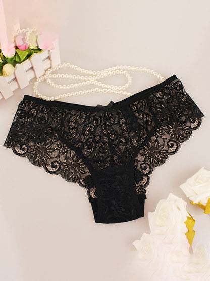 Panties- Floral Lace Underwear - Panty Briefs for Women- - Chuzko Women Clothing