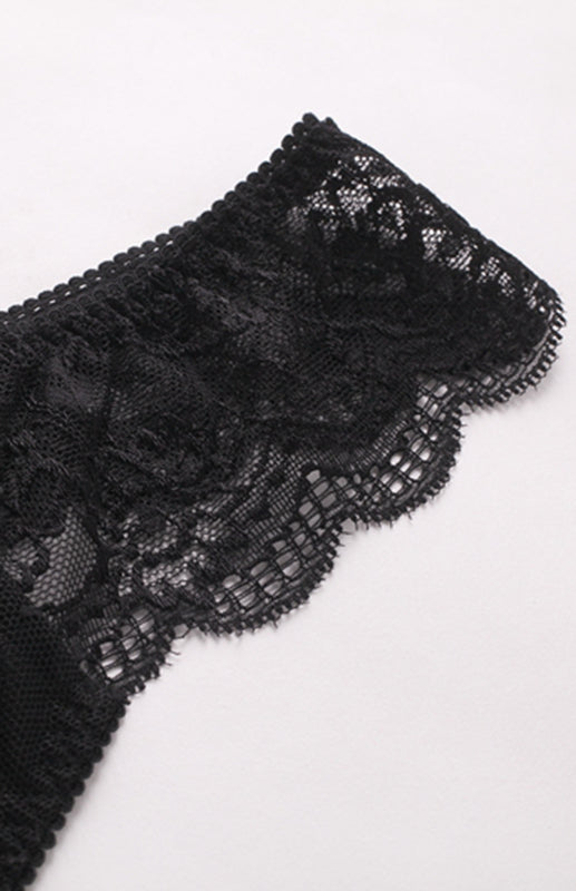 Panties- Women's Animal Print Lace G-String Panty- - Chuzko Women Clothing