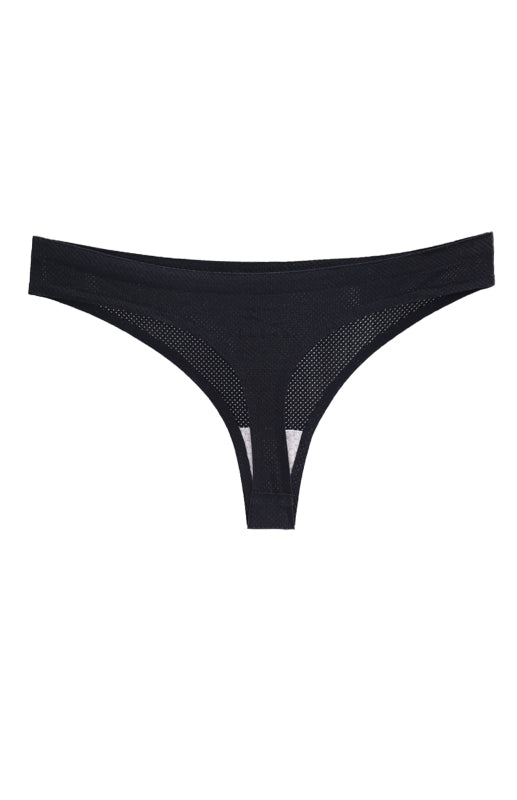 Panties- Women's Mesh Panty for a Seamless Look - Thong G-String- - Chuzko Women Clothing