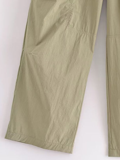 Pants- Women's Solid Cargo Pants for Everyday Adventures- - Chuzko Women Clothing