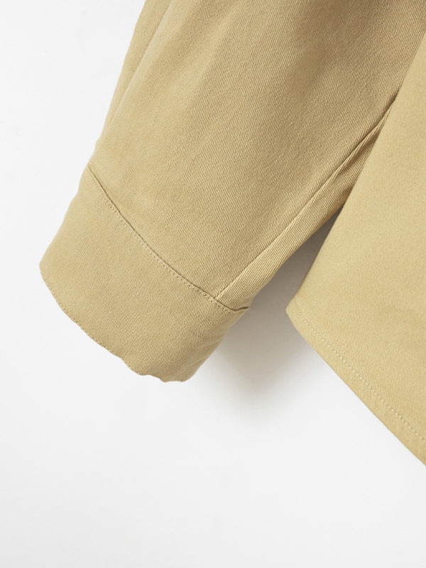 Herrenhemd aus Baumwolle im Used-Look mit hochkrempelbaren Ärmeln