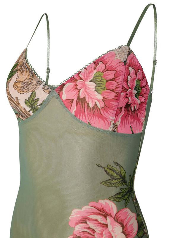 Vacation Floral Cami Dress for Summer Gatherings